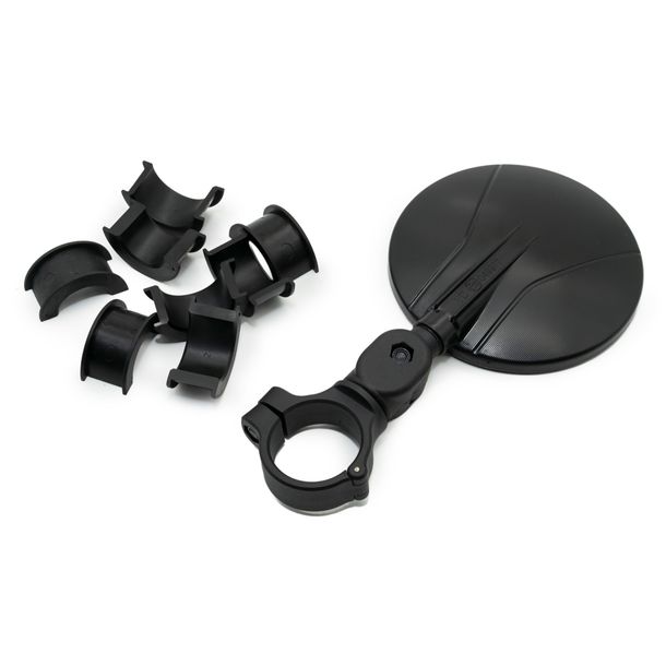 Spiegel FAR Flexi Enduro inklapbaar zwart voor 22-24mm sturen Motocross stuurspiegels met straatgoedkeuring - 8130 Universal - 105mm