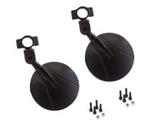 Spiegel Paar SET FAR Flexi mit Zulassung verstellbar 22-24mm, schwarz