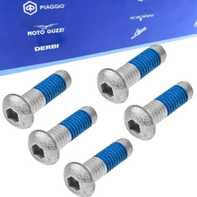 5x Befestigungsschrauben Piaggio Bremsscheibe 20mm Innensechskant Rundkopf (für verschiedene Modelle)