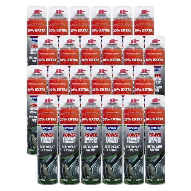 Detergente Freni Power Presto 24x 600ml Ricambio Detergente Assemblaggio - Foto 10