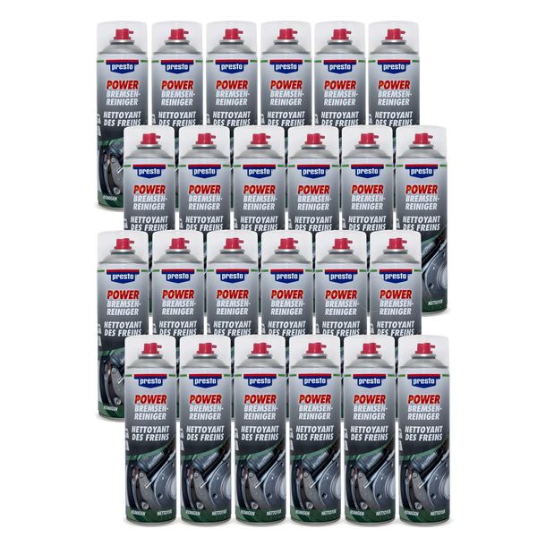 Bremsenreiniger Power Presto 24x 500ml Teilereiniger Montagereiniger Entfetter – Bild 1