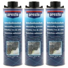 3 boîtes de protection bitumeuse Presto 603239 UBS Protection contre les gravillons, boîte pistolet noire, 1000ml