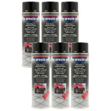 6 Dosen Unterbodenschutz Spray Presto 306024 UBS Steinschlagschutz, schwarz überlackierbar, 500ml