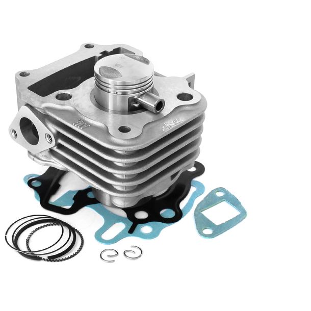 Zylinderkit TNT Standard AC Aluminum 50ccm Ø 37mm, 10mm Kolbenbolzen für ATU / Explorer Formula 2000 Level, Baja Retro RT Baotian BT49QT-6A4 Flex Tech Bj. 01 - 2000