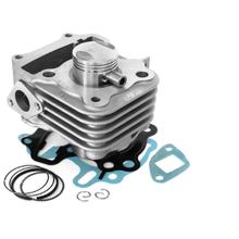 Cylinder Kit TNT Standard AC Aluminum 50cc Ø 37mm, 10mm Piston Pin for ATU/Explorer Formula 2000 Level, Baja Retro RT Baotian BT49QT-6A4 Flex Tech Model 01 - 2000
