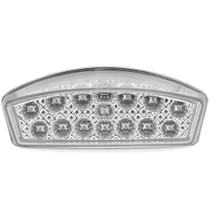 Rücklicht LED TNT mit Zulassung, Klarglas für Bultaco Lobito, Peugeot XP6 Supermoto Gilera Zulu Enduro Derbi Senda SM Classic H@k XR6 GSM Malaguti F12 Bj. 1997 - 2007