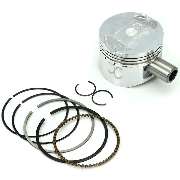 Piston set TNT Ø 52.4 mm / 125ccm for Flex Tech Retro Firenze, Motowell Retrosa Motoworx Titano SYM Symply 2 Baotian BTT-8A RS Ultima Roadrunner Tonik year 18 - 23