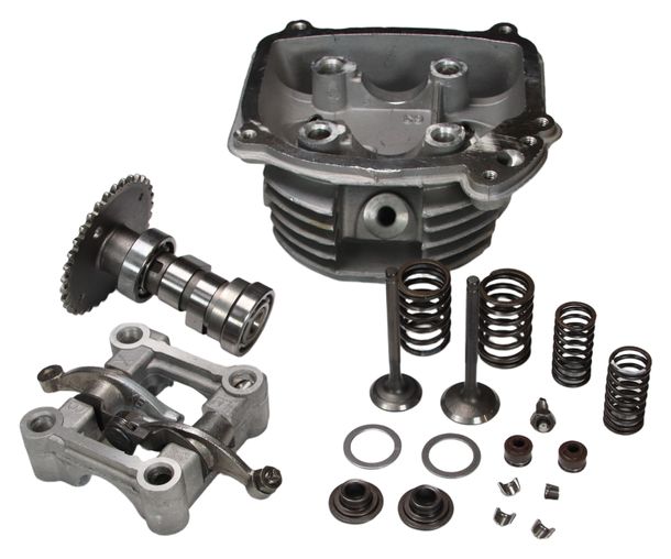 Cylinder head kit TNT Standard AC 125-150 incl. valves, camshaft & bearings for Flex Tech Retro Firenze, Fly Scooters IL Bello 1 Jmstar Eagle Massimo model 12-2010