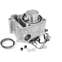 Kit de cilindros RB MAX Standard LC de hierro fundido gris Ø 125 cc 52,5 mm, pasador de pistón de 14 mm, 12100-KGF-910 para Honda FES Pantheon, Tell Logik Keeway Logic NES @ S-Wing construido entre 2004 y 2009