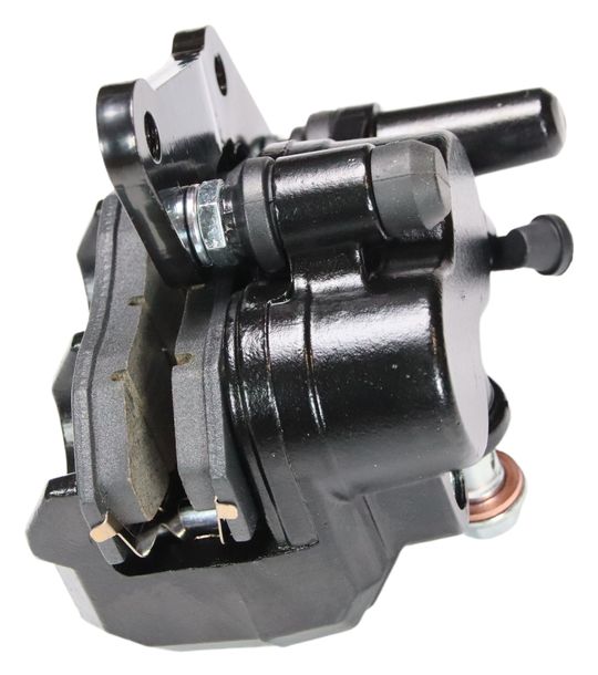 Bremssattel TNT Bremszange Doppelkolben, schwarz, 56186R / 666008 für Gilera KK KZ Nexus 2, Derbi Boulevard S DNA 0 SP Runner VXR Aprilia Sportcity One Bj. 1986 - 2007