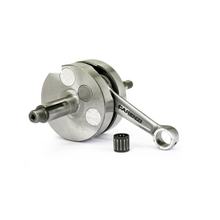 Klapkový hřídel Carenzi Standard Ø 18mm vč. jehlových ložisek pro ojniční čep Kolbenbolzenlager pro HRD Sonic Enduro, Derbi GPR Nude SM HM CRE Derapage RR Motorhispania YR11 Bj. 1986 - 2017