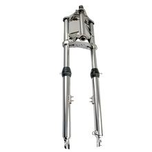 Horquilla delantera TNT completamente cromada para MBK AV-87 AV-88 FX Aqua Hard Rock Passion Magmun Swing, Peugeot 103 Chrono Dakota Racing XR AV-10 Club Year 10