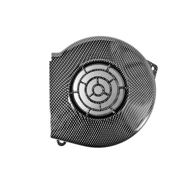 Lüfterabdeckung TNT Verkleidung, carbon Optik für Peugeot Ludix 2 Snake Furious Pro Evo Professional Elegance Classic New Vivacity Sportline Trend Django