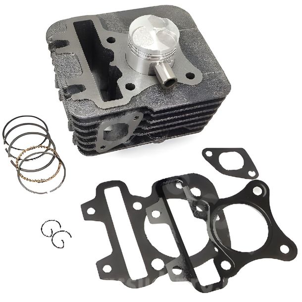 Zylinderkit TNT Standard AC Grauguß 50ccm Ø 39mm, A010757/3 für Vespa Primavera 3V Sprint, Piaggio ZIP II Liberty Zip 2 50 ccm