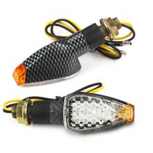 Blinker LED OPM AERO links & rechts mit Zulassung, Klarglas / carbon Optik, 2 Stück