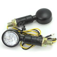 Blinker LED OPM BALBOA links & rechts, mit Zulassung, Klarglas / schwarz, 2 Stück