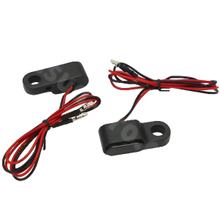 Blinker LED OPM BRONSON links & rechts, mit Zulassung, rauchgrau / schwarz, 2 Stück