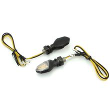Blinker LED OPM CLUBBER links & rechts, mit Zulassung, Klarglas / schwarz, 2 Stück