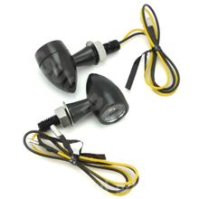 Blinker LED OPM ROCKY links & rechts, mit Zulassung, Klarglas / schwarz, 2 Stück