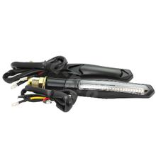 Blinker LED OPM TEXAS Lauflicht inkl. Bremslicht links & rechts, mit Zulassung, rauchgrau / schwarz, 2 Stück