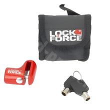 Diebstahlsicherung LOCKFORCE Bremsscheibenschloss Ø 5mm inkl. 2 Schlüsseln, rot