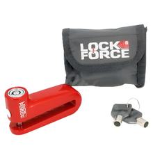Diebstahlsicherung LOCKFORCE Bremsscheibenschloss Ø 7mm inkl. 2 Schlüsseln, rot