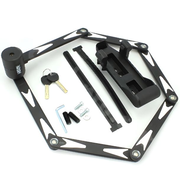 Diebstahlsicherung LOCKFORCE Gelenkschloss Fahrradschloss 0,9mm