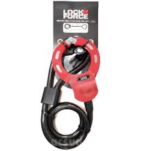 Diebstahlsicherung LOCKFORCE Kabelschloss Handschellenschloss Ø 15mm, 1,0m inkl. 3 Schlüsseln