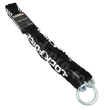 Diebstahlsicherung LOCKFORCE Kettenschloss Ø 9,5mm, Ring Ø 10mm, inkl. Stoffmantel, 1,50m