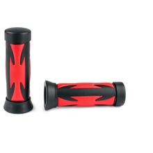 Lenkergriffe TNT CUSTOM universal, schwarz / rot, 2 Stück