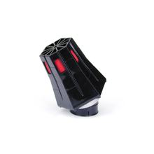 Carenzi EVO 2 45° luchtfilter Ø 28/35mm, zwart/rood