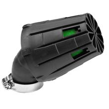 Carenzi R-EVO 2 45° luchtfilter Ø 28/35mm verstelbaar, zwart