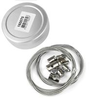 Reparaturset Seilzug TNT Bowdenzug Gaszug Bremszug Schaltzug Kupplungszug, universal 2x 2m, 9-teilig