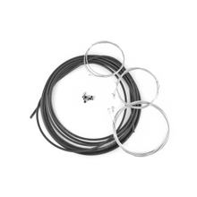 Reparaturset Seilzug TNT Bowdenzug Gaszug Schaltzug Kupplungszug inkl. Kappen & Hülle, schwarz