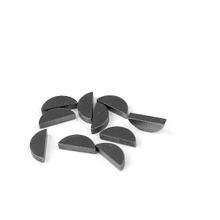 Scheibenfeder TNT Halbmond Keil, B: 2,0mm, H: 3,7mm, L: 9,2mm, 10 Stück