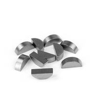 Scheibenfeder TNT Halbmond Keil, B: 3,0mm, H: 3,7mm, L: 9,2mm, 10 Stück
