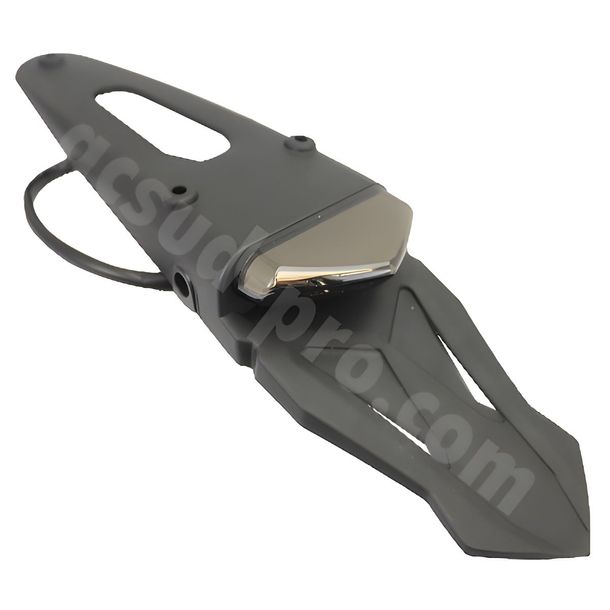 License plate holder TNT license plate holder including LED rear light with approval, smoke grey
