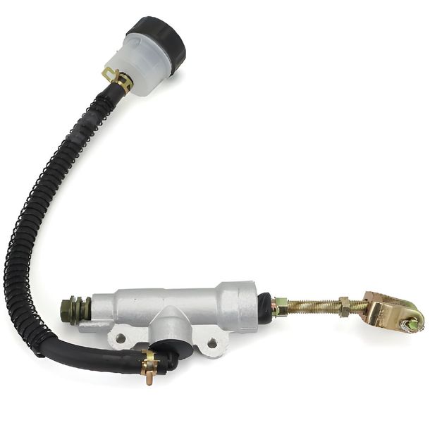 OPM brake cylinder complete rear incl. tank and hose, 49mm wheelbase for Derbi Senda R R1 SM Classic SM1 Racer, Gilera SMT RCR DRD Pro X-Race 1999-2006