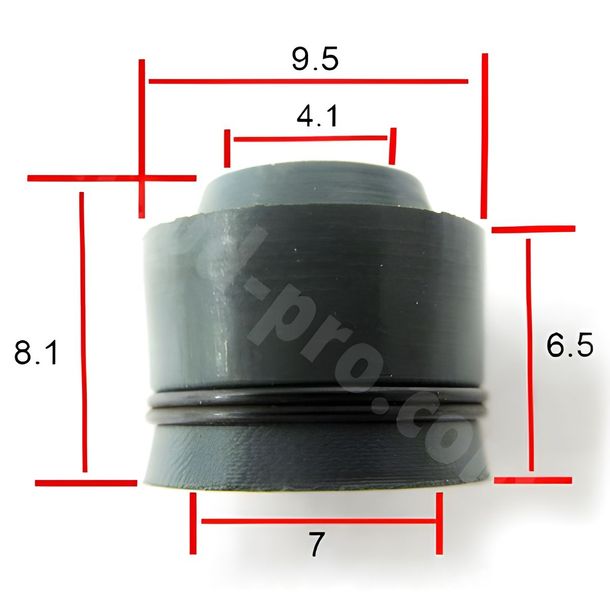 Jeu de joints de tige de soupape RB MAX Ø 7,0/4,1 mm, 8,1/6,5 mm, 10 pièces, 12209-ML0-722 pour MBK Skyliner Skycruiser, Honda Ruckus Yamaha YP X-Max Flame modèle 2007 - 2020