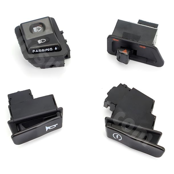 Juego de interruptores RB MAX interruptor de señal de giro, interruptor de luz, botón de bocina, arranque/arrancador para Honda SH i 125/150 cc, modelo 2004 - 2009