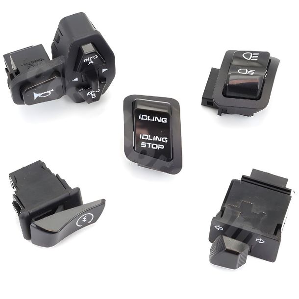 Kit d'interrupteurs RB MAX, clignotant, interrupteur, klaxon, bouton, démarreur/démarreur, pour Honda SH i i AD 125/150 ccm, année modèle 2020 - 2023