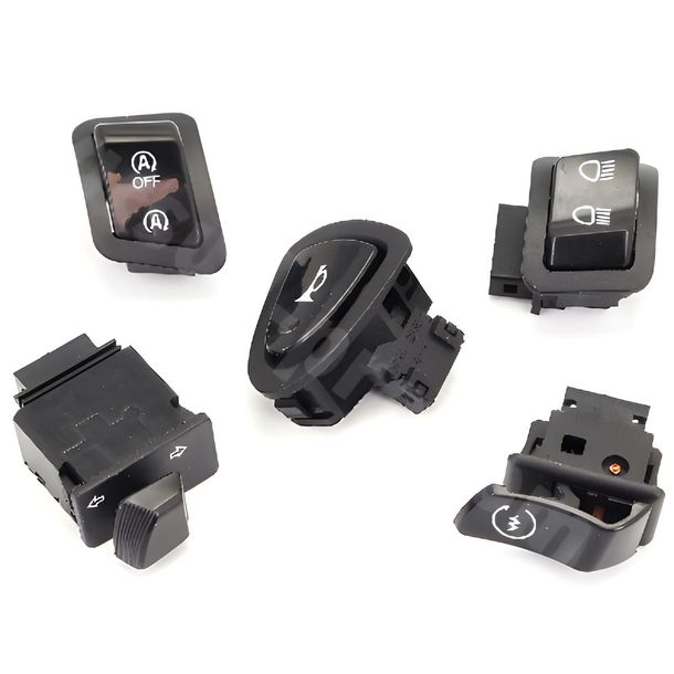 Switch set RB MAX turn signal switch light switch horn button starter/starter for Honda SH Mode 125 cc model year 2021 - 2023