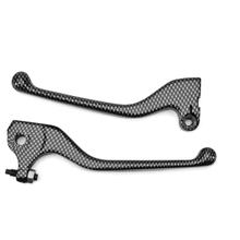 Set leve freno TNT sinistra e destra, carbon look, 2 pezzi per MBK Booster, Yamaha BWS NG 50 ccm anno 1999 - 2004