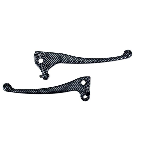 Set leve freno TNT sinistra e destra, look in carbonio, 2 pezzi, 4KH-H3912-00/4VV-H3922-00 per MBK Booster, Yamaha BWS NG 50 ccm costruito nel 1999