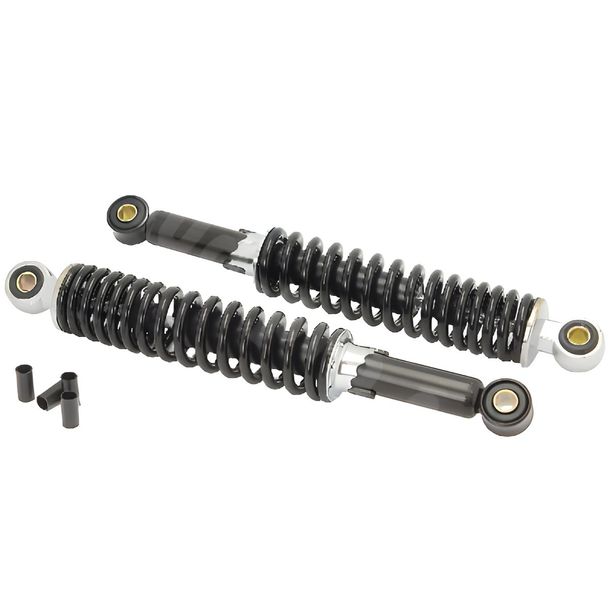 Set ammortizzatori TNT 310mm regolabili, neri, 2 pezzi per Peugeot 103 Chrono Evolution RCX LC MVL M SPX Vogue VSM AC VS2 50 cc