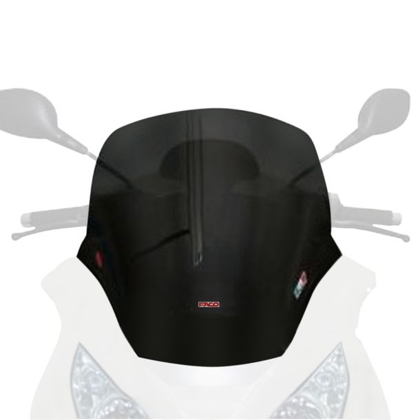 Faco SPORT windshield, smoke grey for Piaggio MP3 ES Sport Advanced LT 400/500 ccm model year 2020 - 2023