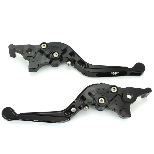 Kit de leviers de frein en aluminium CNC RB MAX, noir, 2 pièces pour Yamaha T-Max XP 500 - 560 ccm construit en 2008