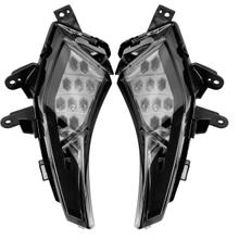 Blinker LED RB MAX přední levý & pravý s homologací, kouřově šedá, 2 kusy pro Yamaha XP T-Max 530 ccm