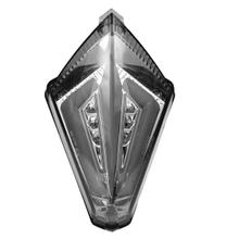 LED RB MAX rear light with approval, smoke grey for Yamaha XP T-Max 530 ccm