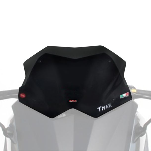 Windschutzscheibe Faco SPORT Windschild 350mm x 450mm, rauchgrau für Yamaha XP T-Max 530 ccm
